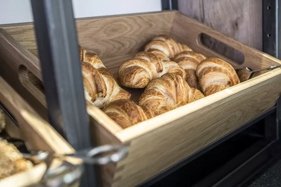 Enjoy delicious fresh croissants