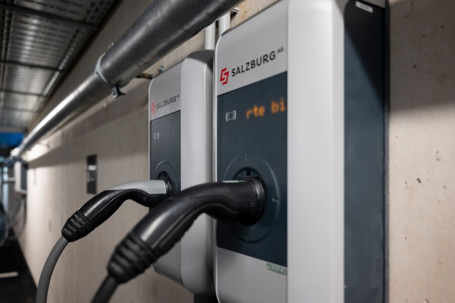 E-Ladestation im DAS Hintersee im Salzkammergut