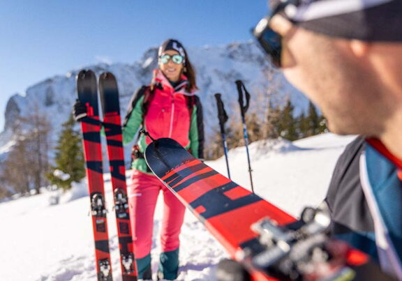 Skitour mit der HAGAN-Ausrüstung in Gaissau-Hintersee
